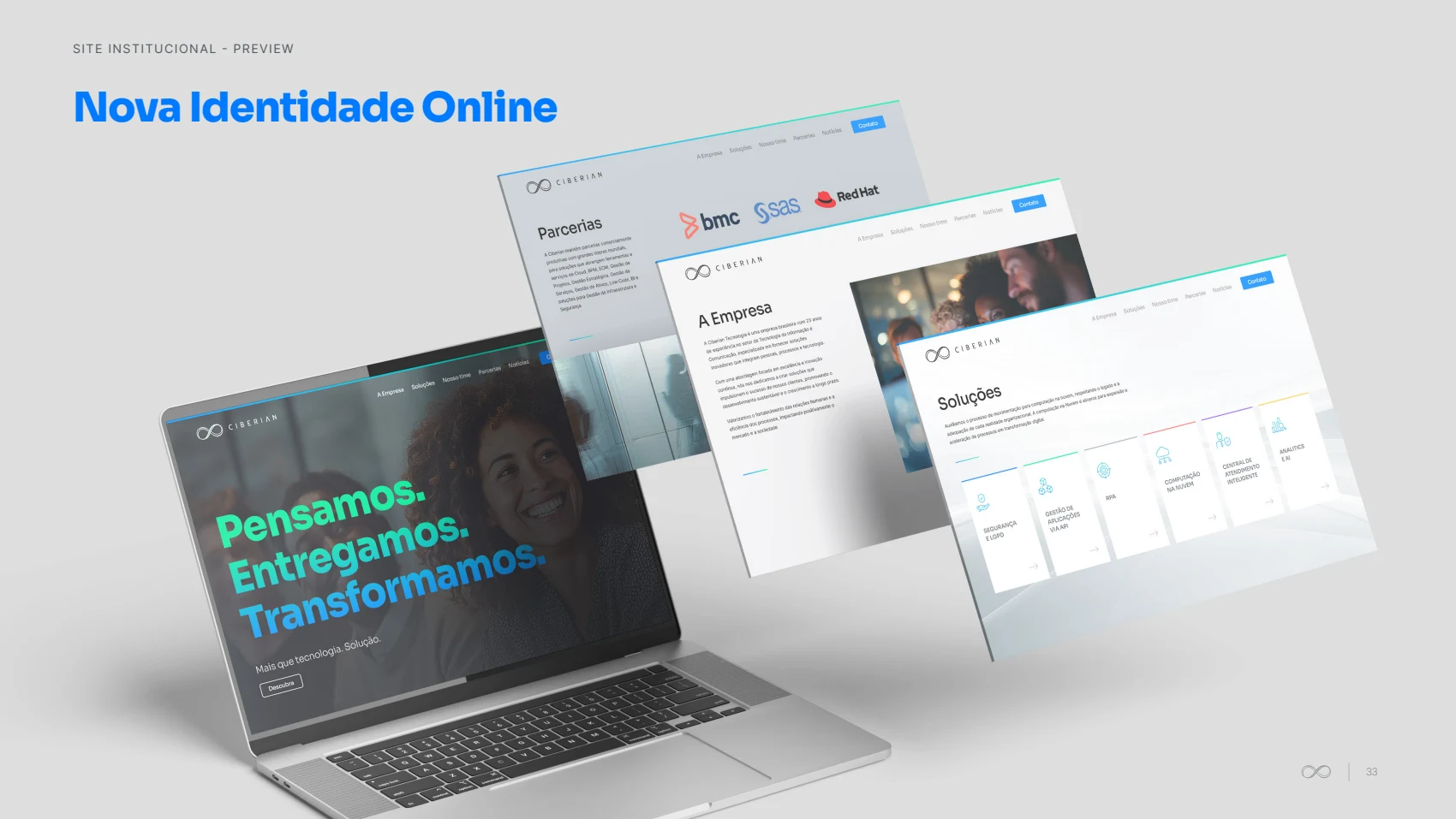 Ciberian — Identidade visual e digital